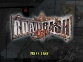 Road Rash 64 Title Screen